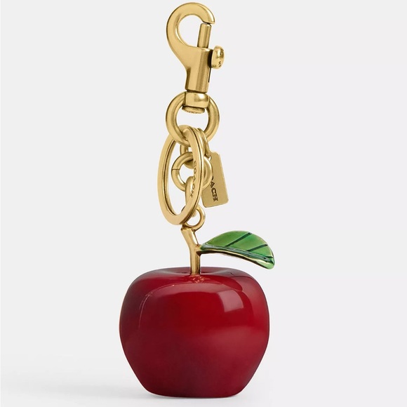 Brand new Coach Small Apple Bag Charm with a dust bag - Picture 1 of 2
